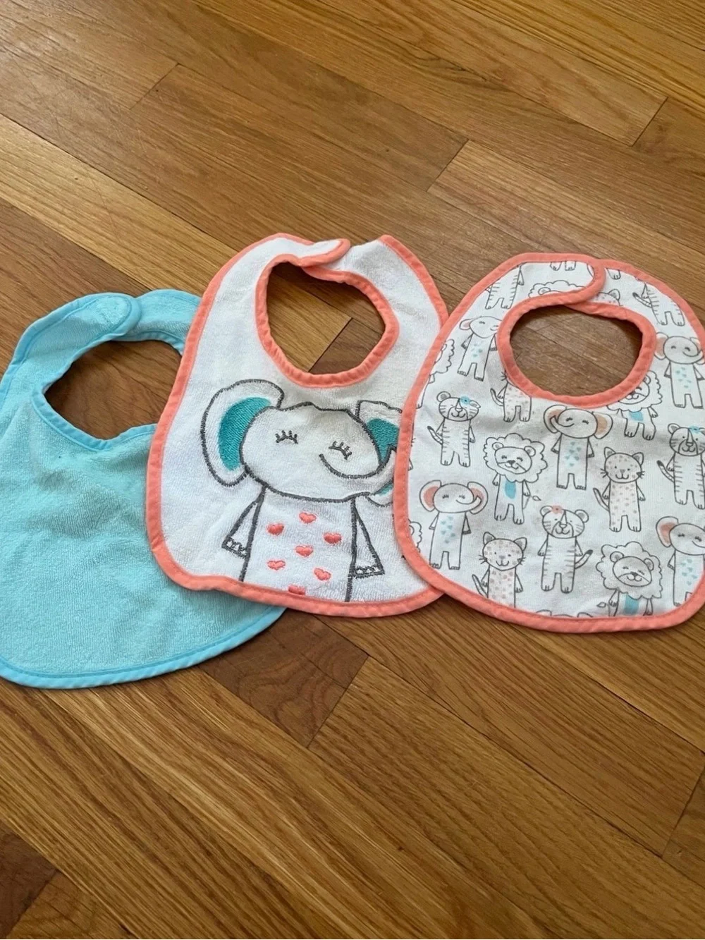 Mixed Color Baby Bibs